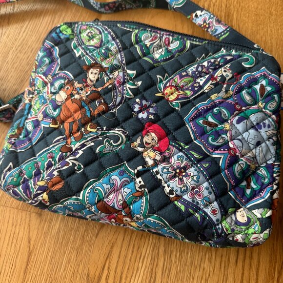 Vera Bradley Disney Triple Compartment Crossbody Bag Pixar Toy Story NWT - Picture 5 of 14